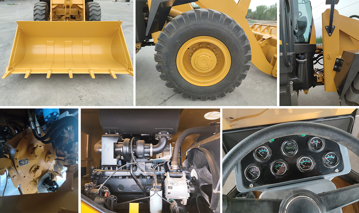 Cargadora de ruedas de 3 toneladas de alta eficiencia con un ahorro de combustible superior.
